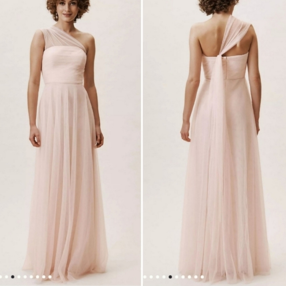 BHLDN × Jenny Yoo Ryder Strapless Open Back Convertible Dress Size 2 Blu… - Picture 4 of 8